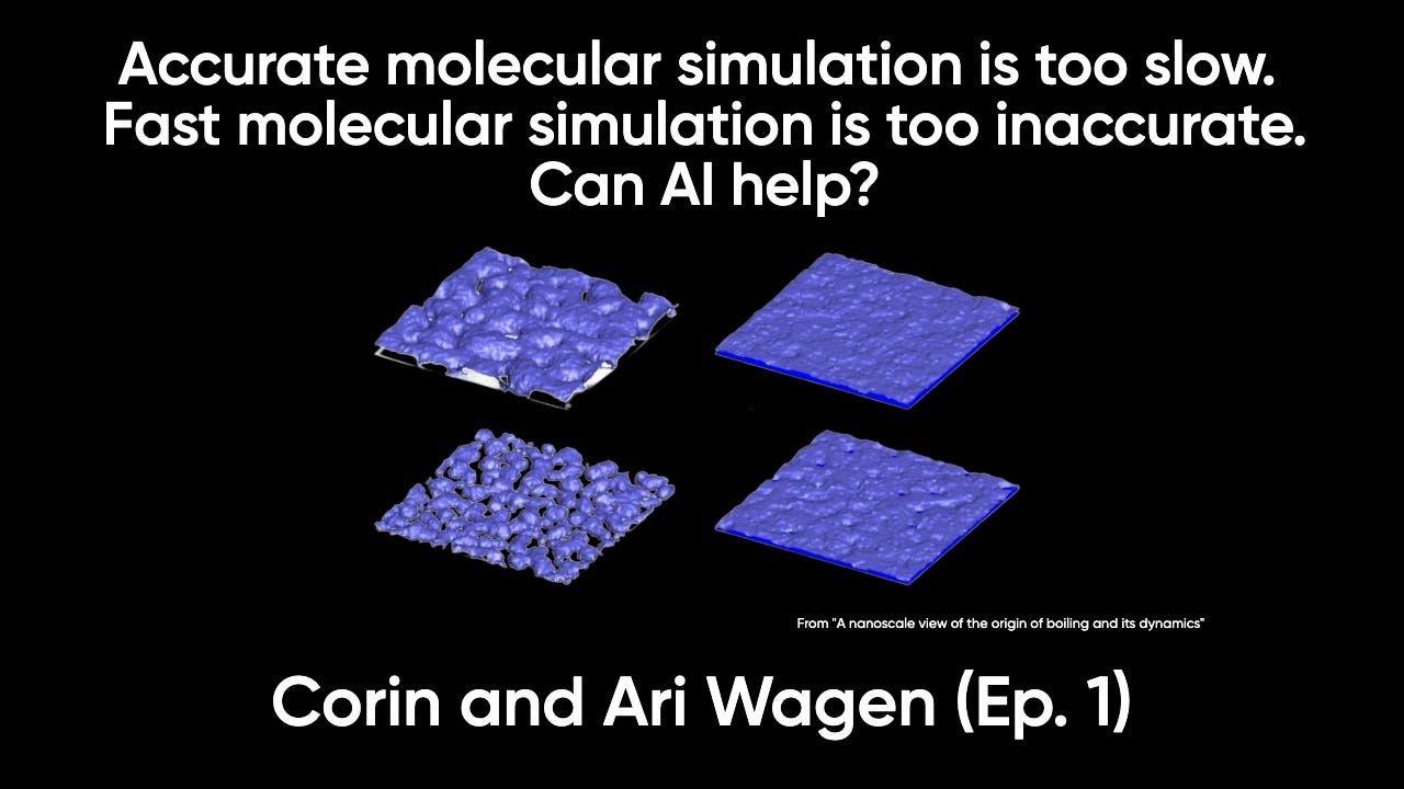 Can AI improve the current state of molecular simulation? (Corin & Ari Wagen, Ep #1)