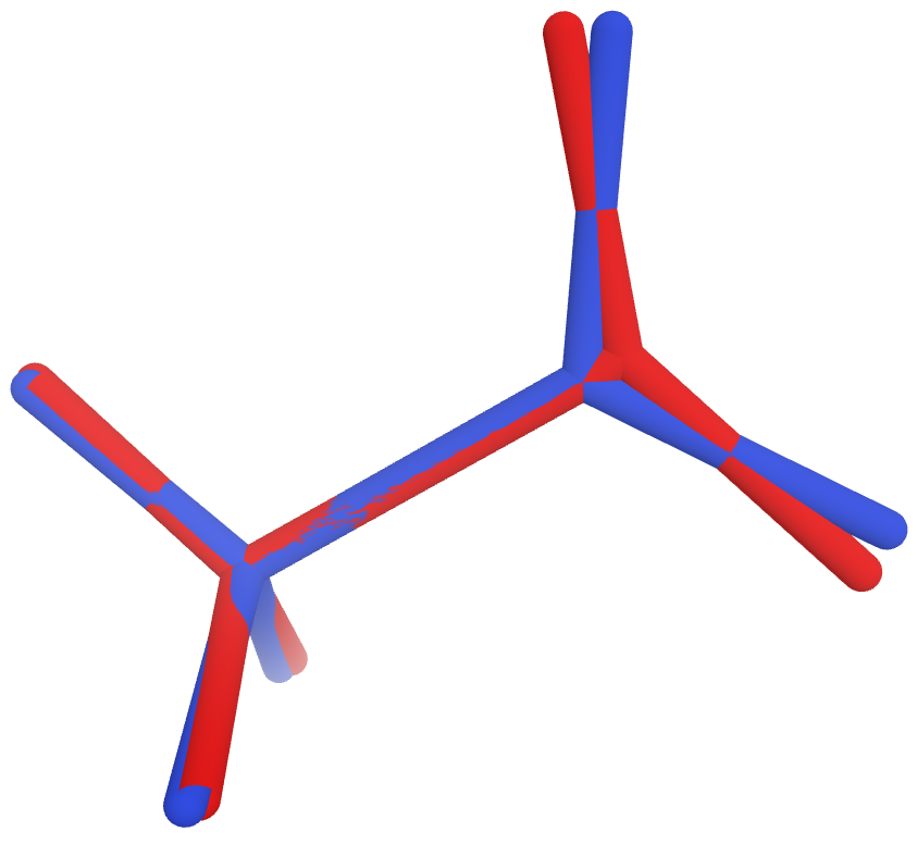 Carboxyl radical geometries of GFN2-xTB and r2SCAN-3c