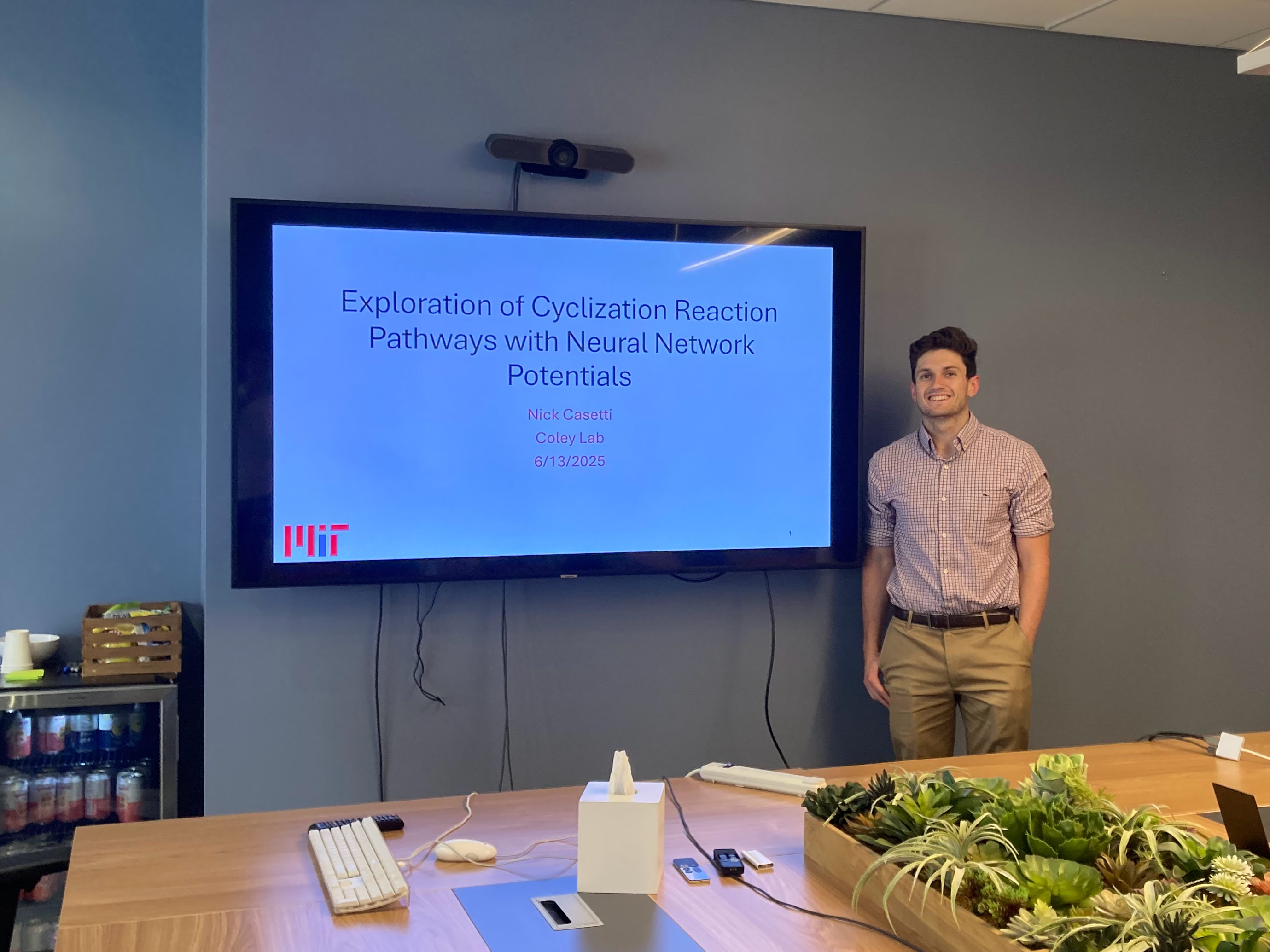 Nick Casetti presenting at Rowan